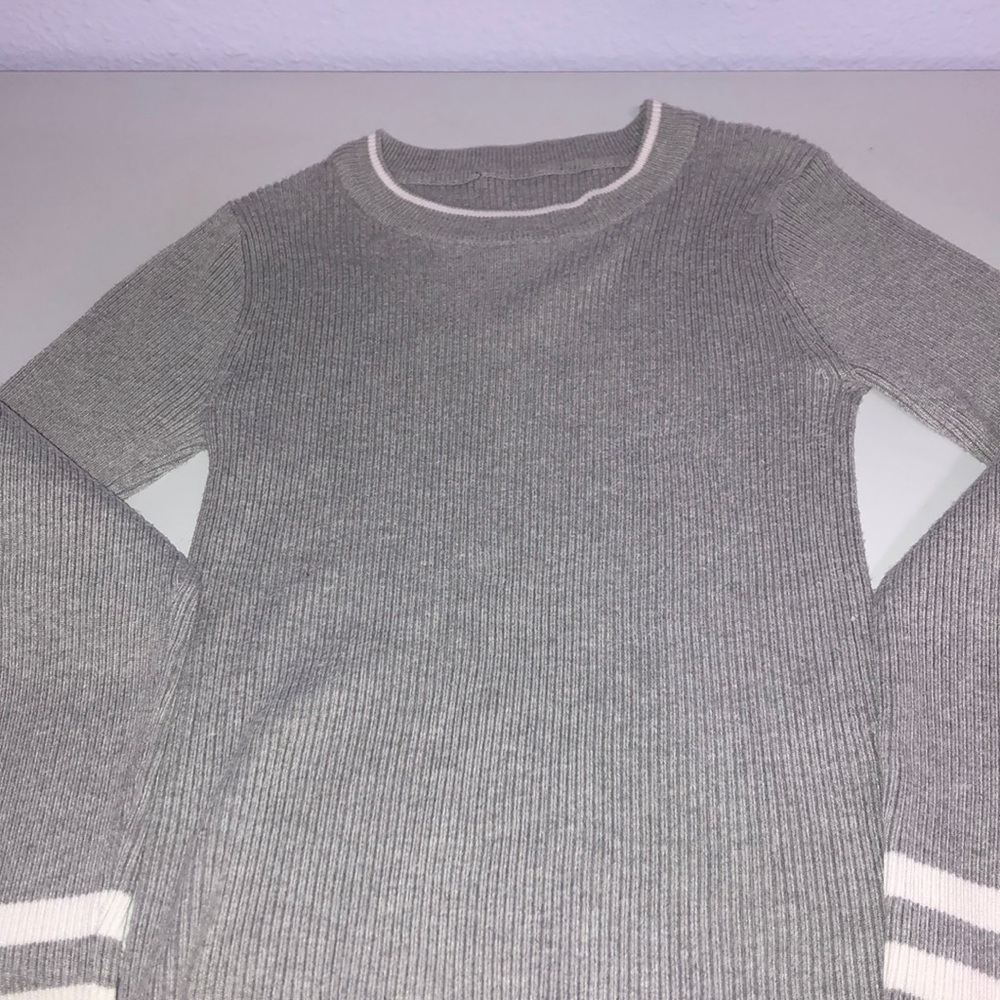Gray Knit Top - Picture 7 of 7